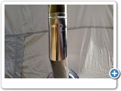 Stove Pipe Exiting Tent