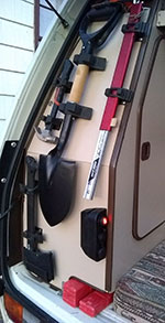 Quick Fist Mounts used in my VW Westfalia Syncro Campervan