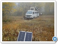 Even on a foggy day, I was still generating power from my solar panels.