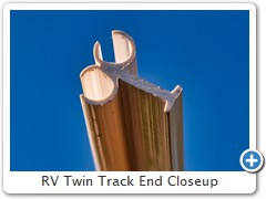 RV Twin Track End Closeup