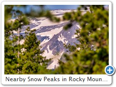 Nearby Snow Peaks in Rocky Mountain National Park