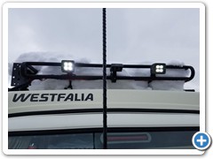 Snowy Rack Rear View with LED Flood LIghts & Backup Camera